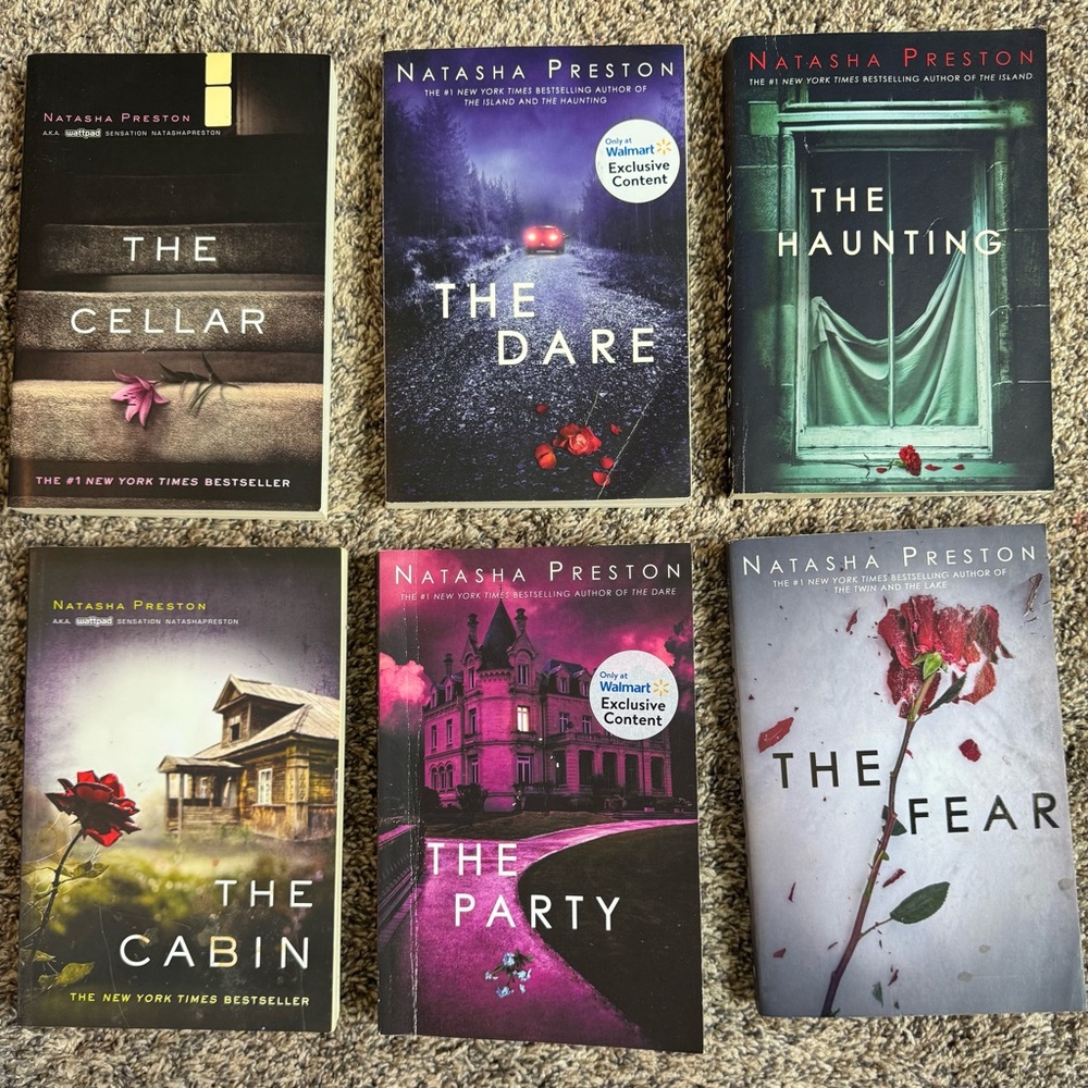 Set of 6- Natasha Preston books -Thriller/Mystery/Suspense
